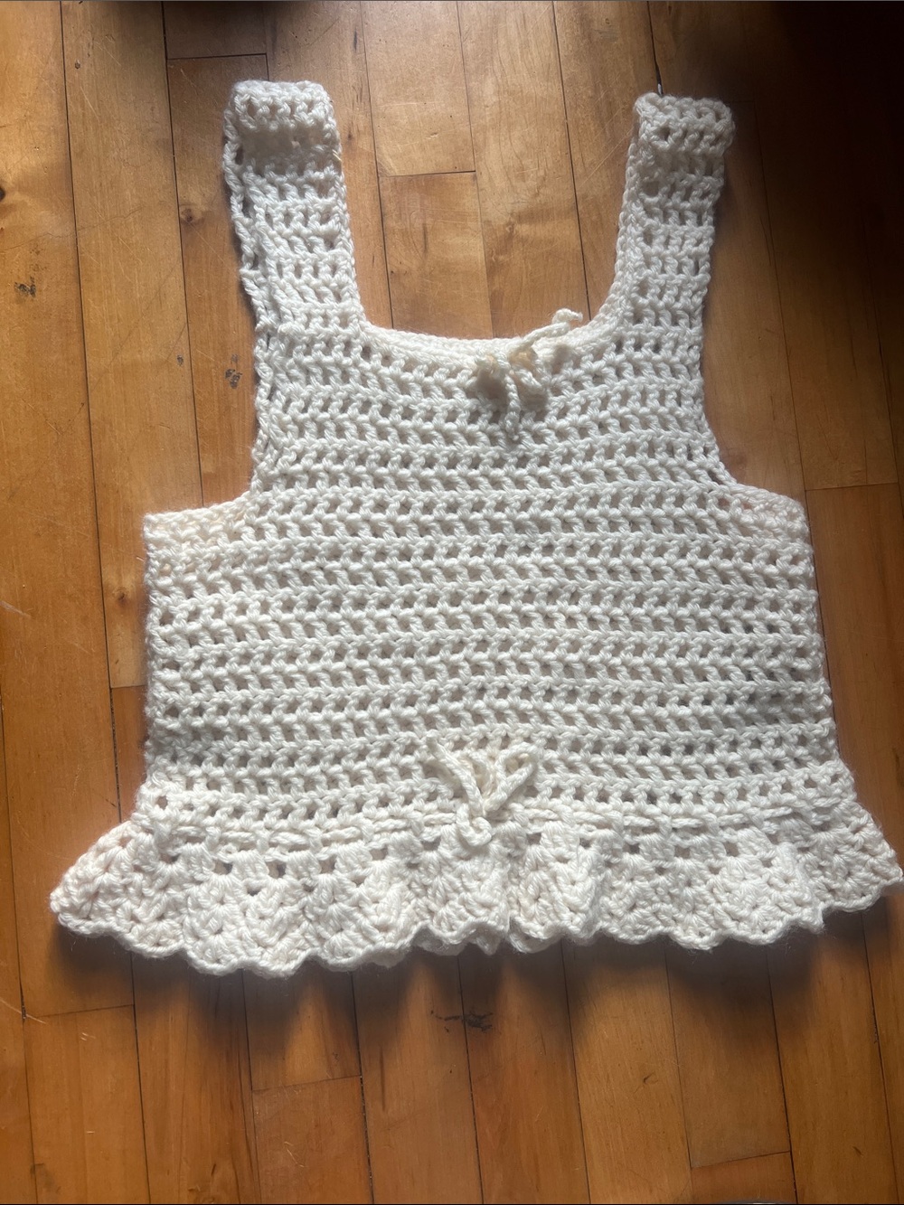 Handmade crochet tank top